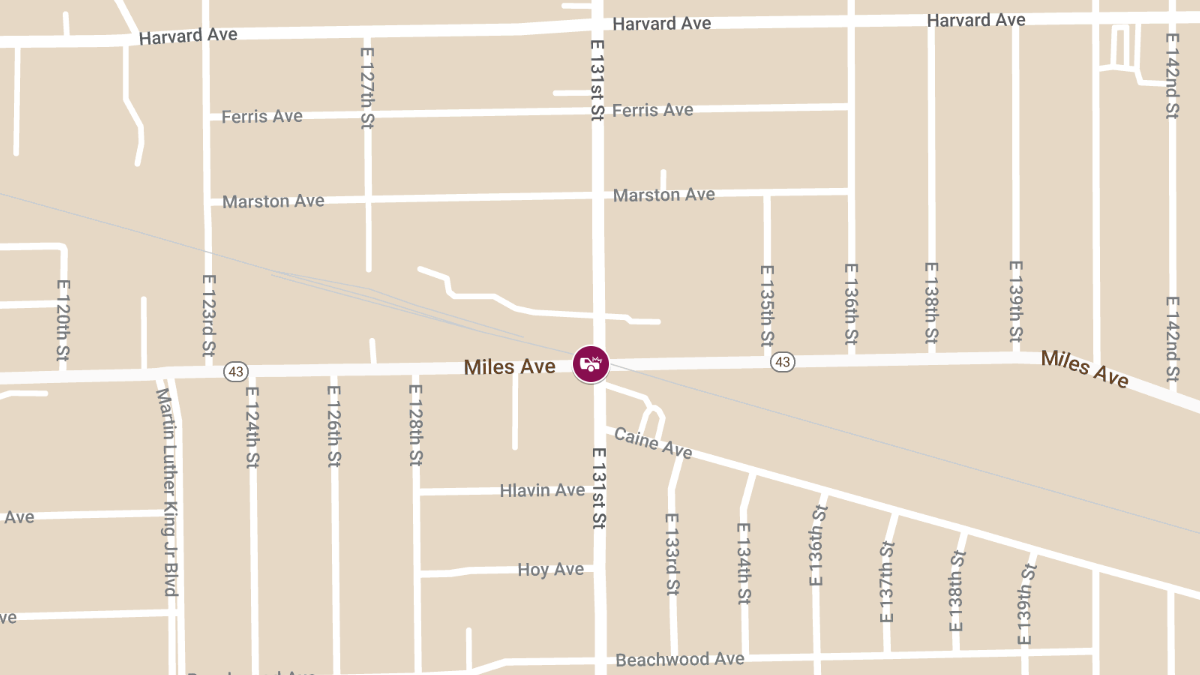 Injury Collision Reported on Miles Ave