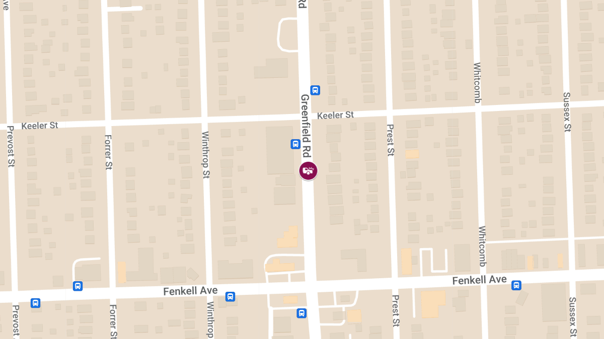 Injury Collision at 15374 Greenfield Rd