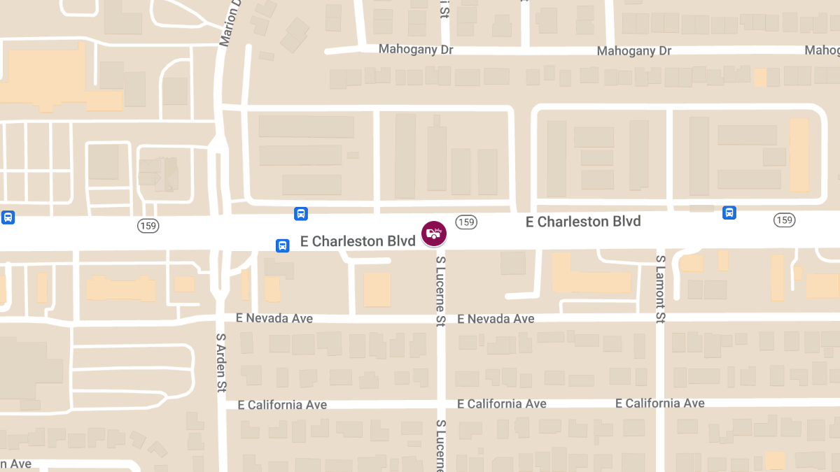 Injury Collision at 4600 E Charleston Blvd