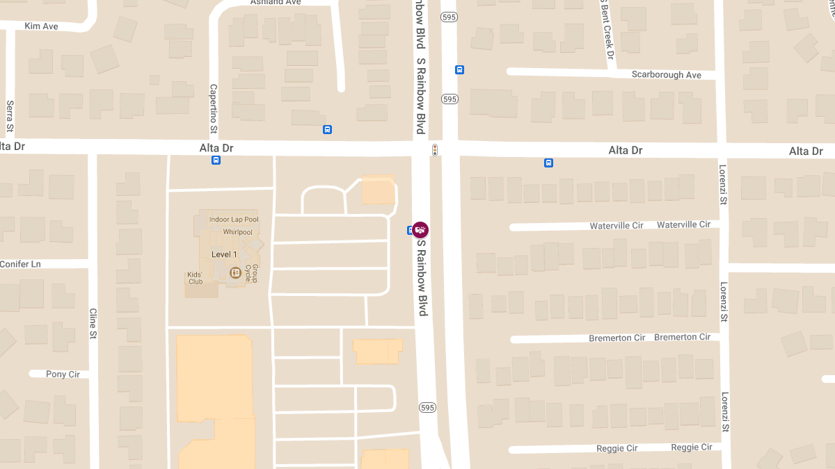 Injury Collision at 861 S Rainbow Blvd