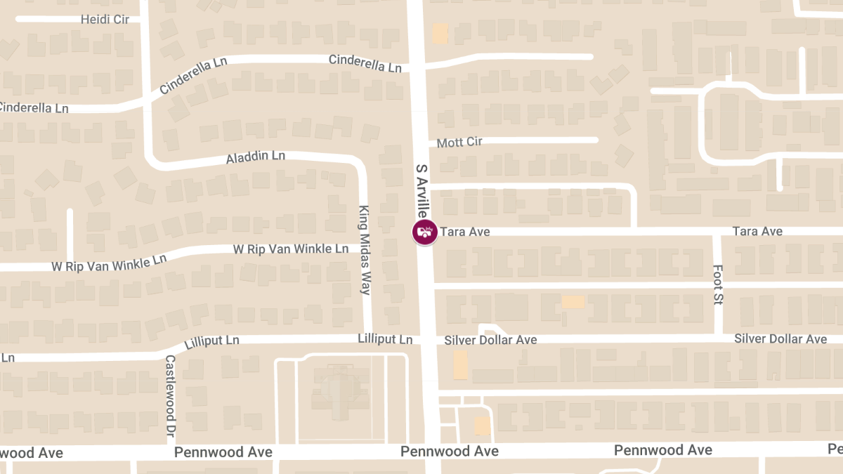 Injury Collision at Arville St & Tara Ave