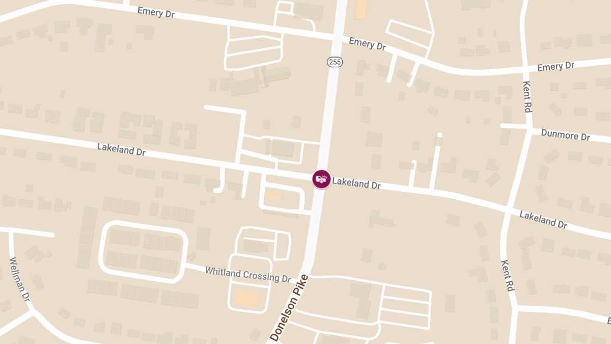 Injury Collision at Donelson Pike & Lakeland Dr