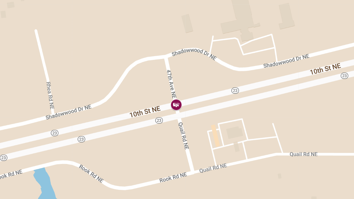 Injury Collision at Highway 23 & 47th Ave NE