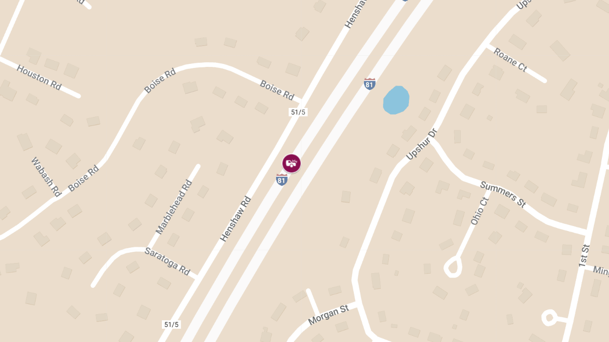 Injury Collision at I-81 SB Ramp to I-70 EB