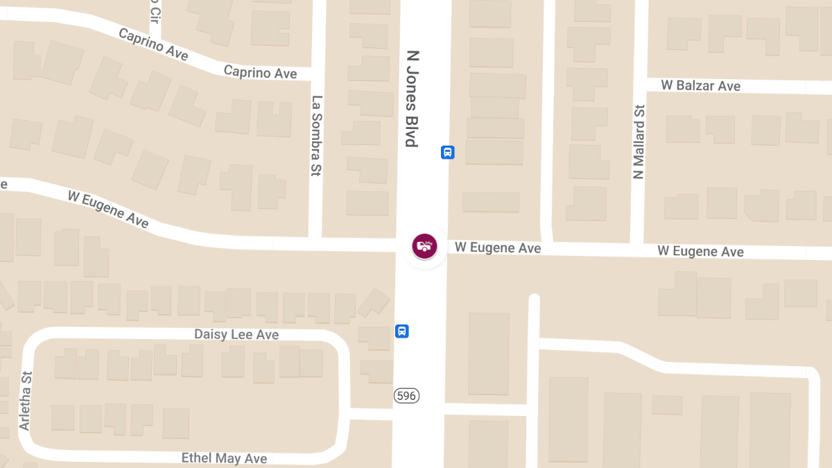 Injury Collision at N Jones Blvd & Eugene Ave