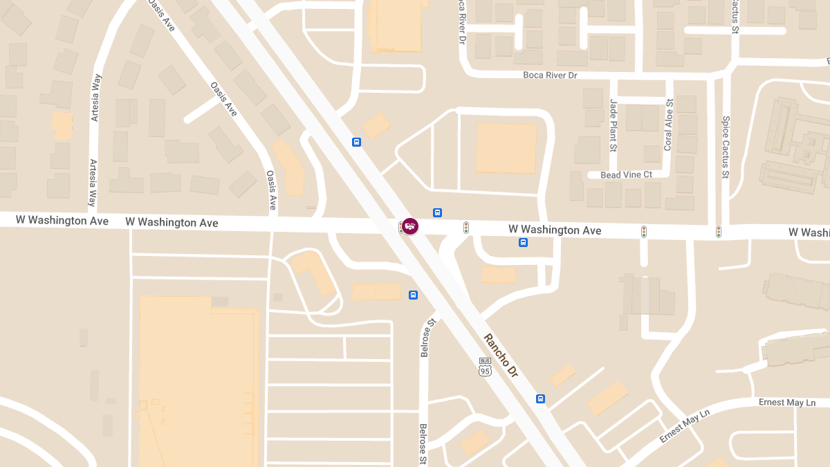 Injury Collision at N Rancho Dr & W Washington Ave