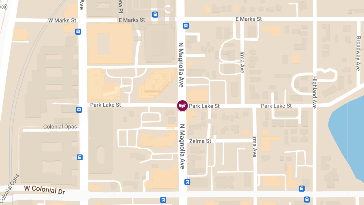 Injury Collision at Park Lake St & N Magnolia Ave