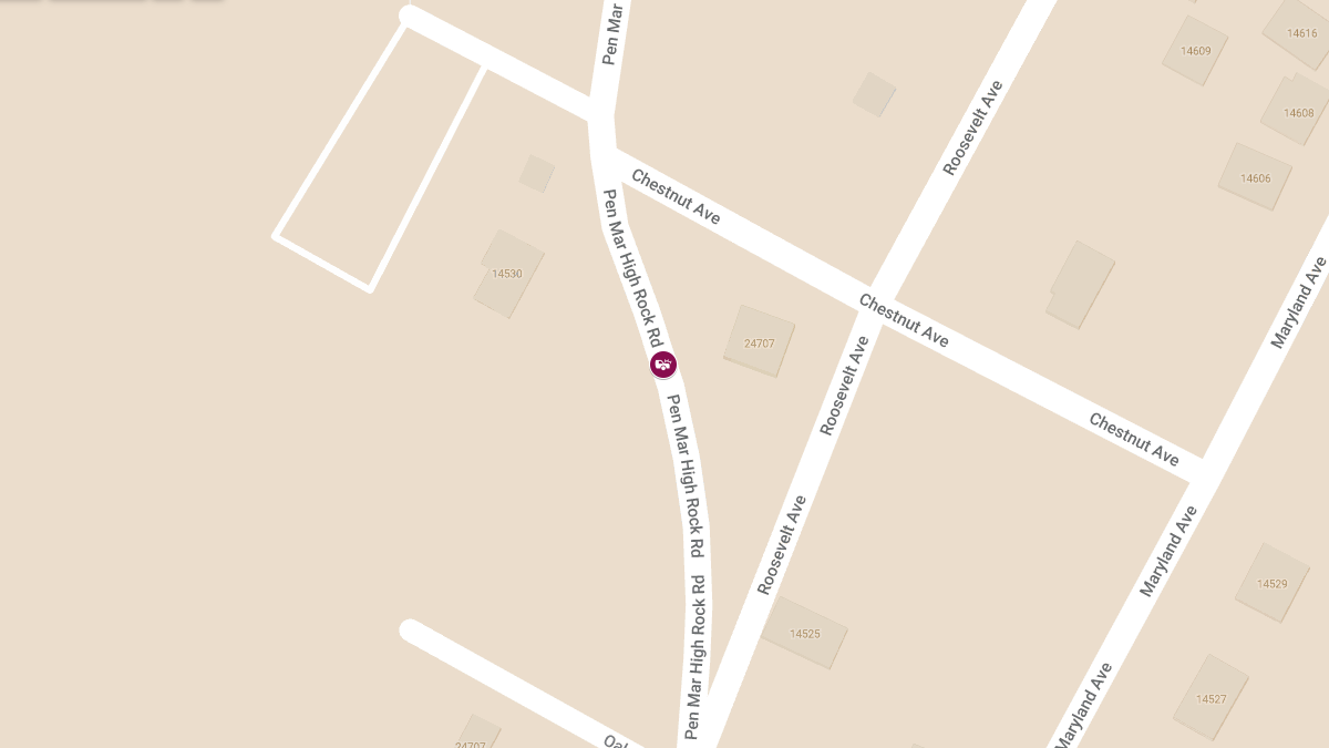 Injury Collision at Pen Mar High Rock Rd