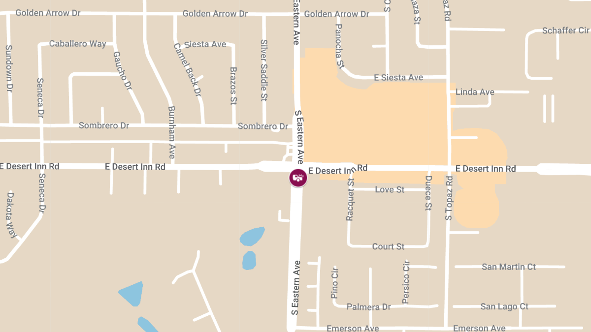 Injury Collision at S Eastern Ave & E Desert Inn Rd