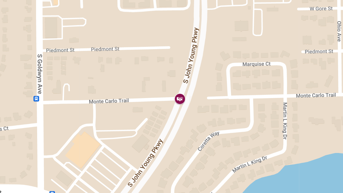 Injury Collision at S John Young Pkwy & Monte Carlo Trl
