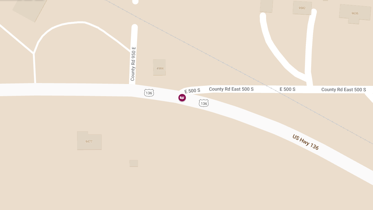 Injury Collision at SR 136 & 500 S