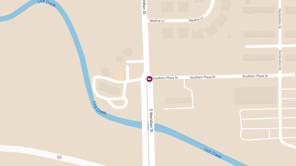 Injury Collision at Southern Plaza Dr & S Meridian St in North Perry