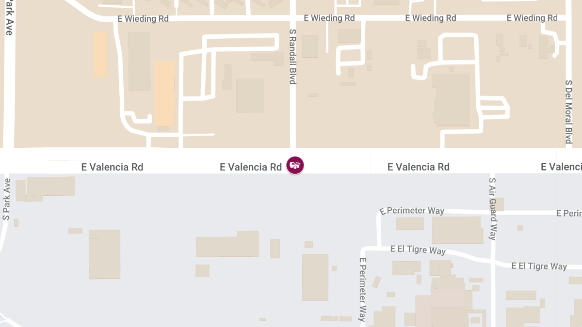 Injury Collision at Valencia Rd & Randall Blvd