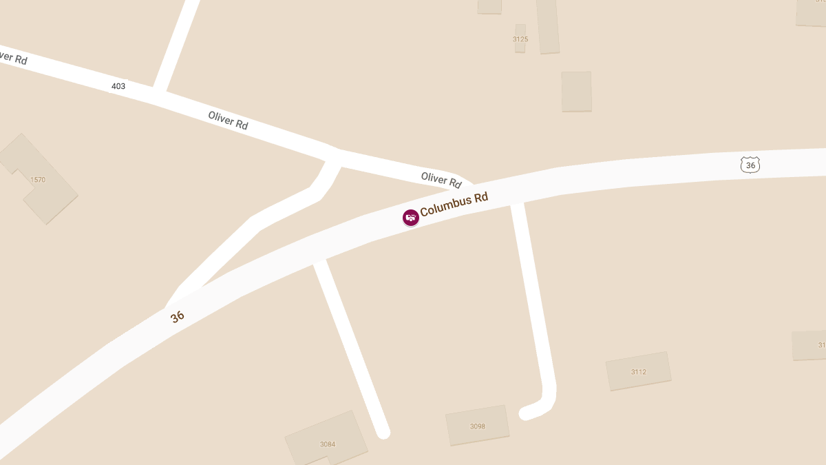 Injury Collision on 3000 Block of Columbus Rd