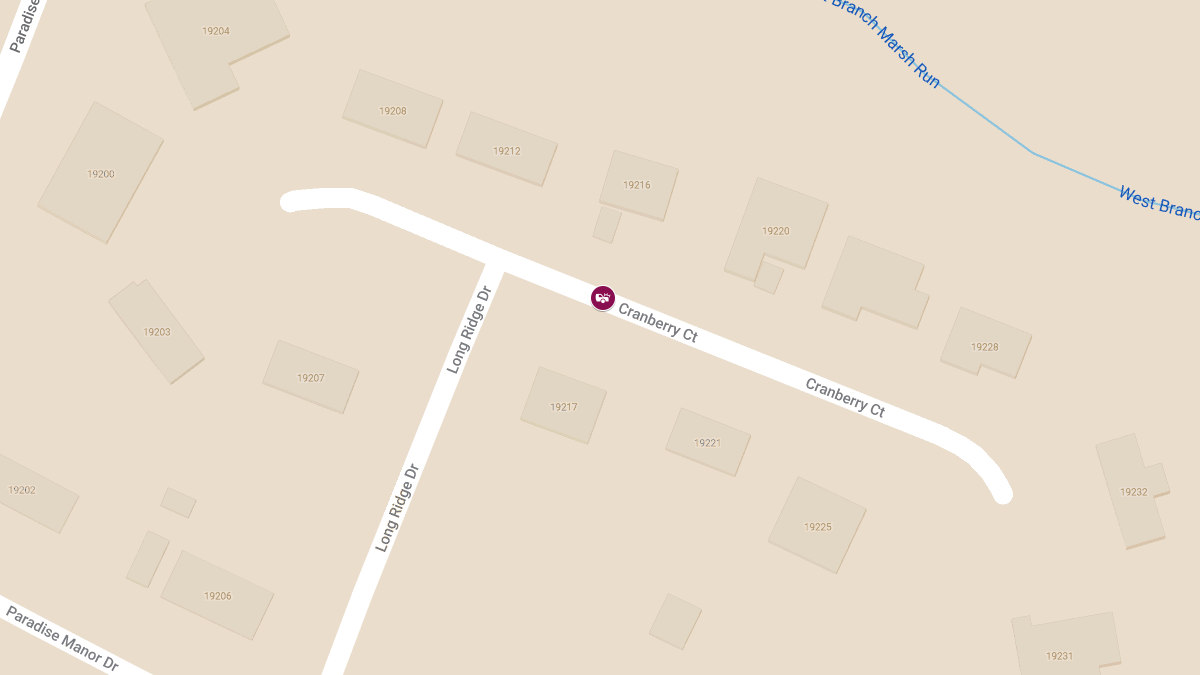 Injury Collision on Cranberry Ct