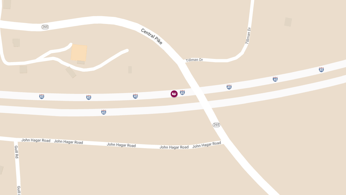 Injury Collision on I-40 W at MM 211