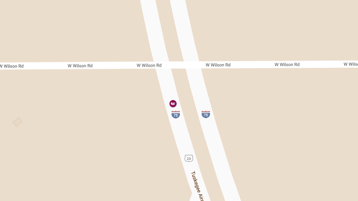 Injury Collision on NB I-75 Near W Wilson Rd