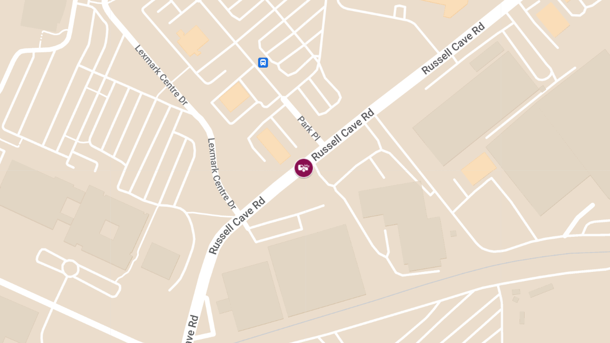 Injury Collision on Russell Cave Rd at Park Pl