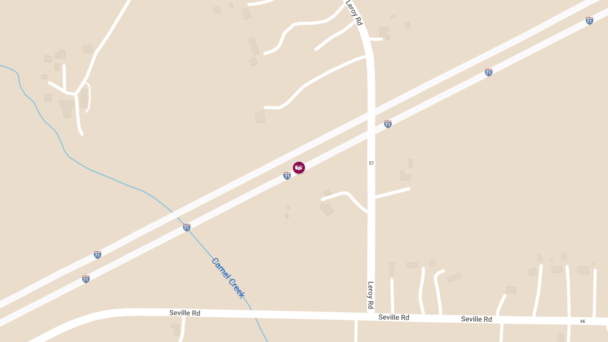 Injury Collision on S I-71