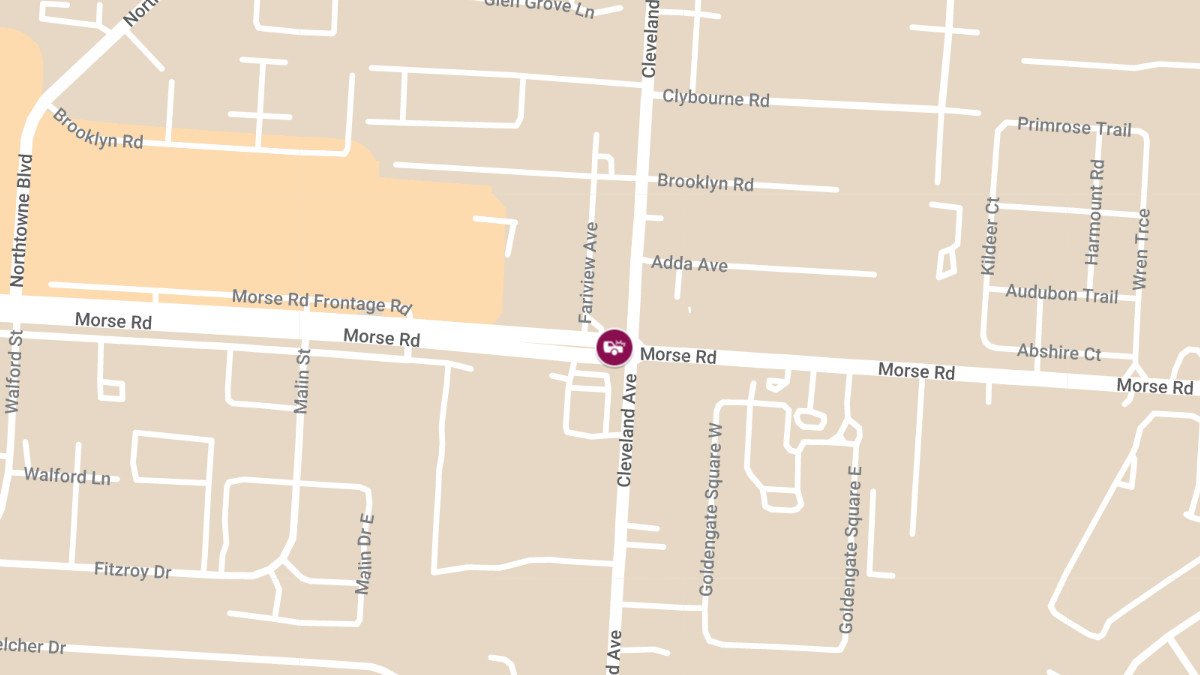 Injury Crash Blocking at Morse Rd & Cleveland Ave