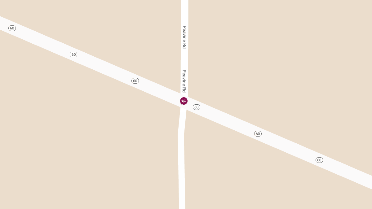 Injury Crash Blocks Traffic on SR-60 at Peavine Rd