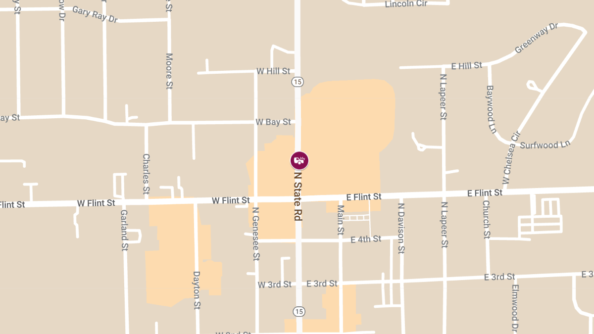 Injury Crash Reported at N State St & E Flint St