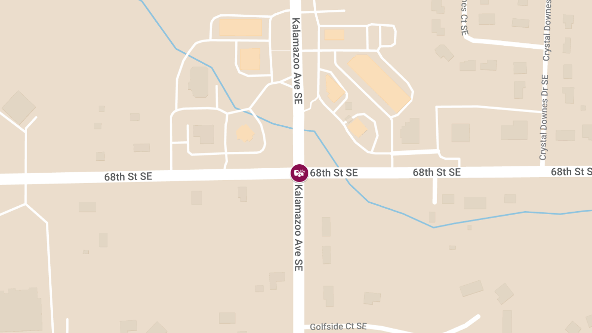 Injury Crash Reported at 68th St & Kalamazoo Ave SE