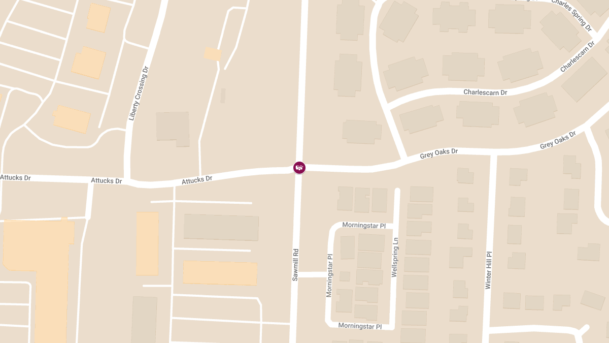 Injury Crash Reported at Attucks Dr & Sawmill Rd