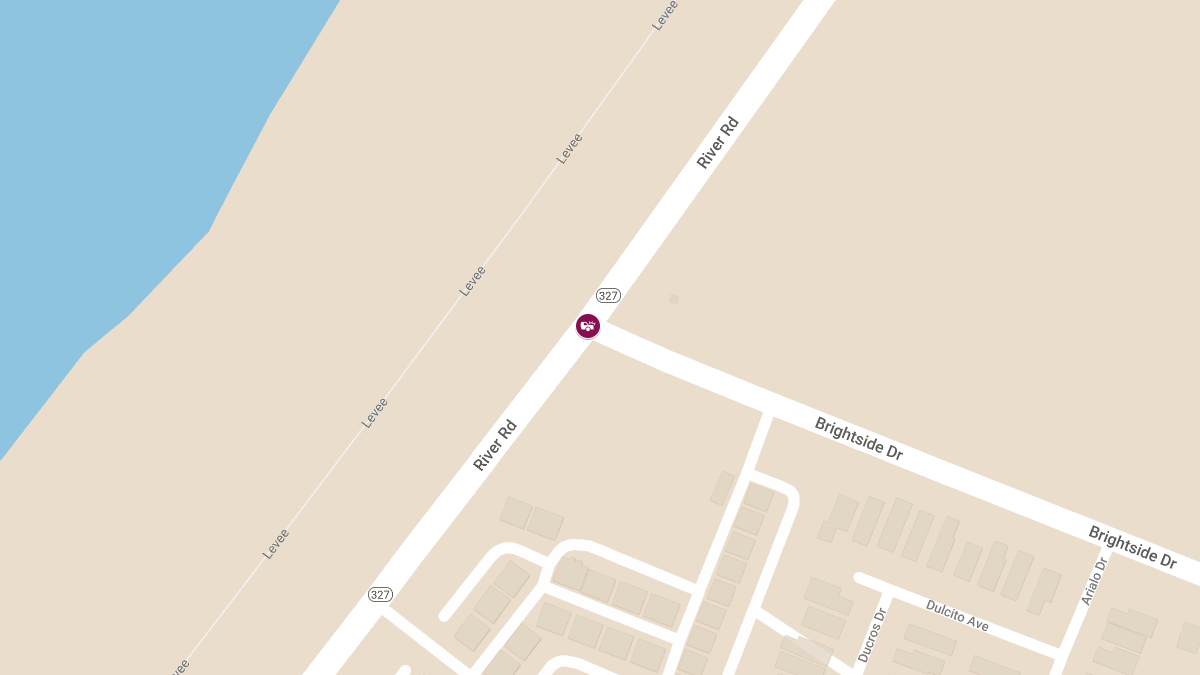 Injury Crash Reported at Brightside Dr & River Rd