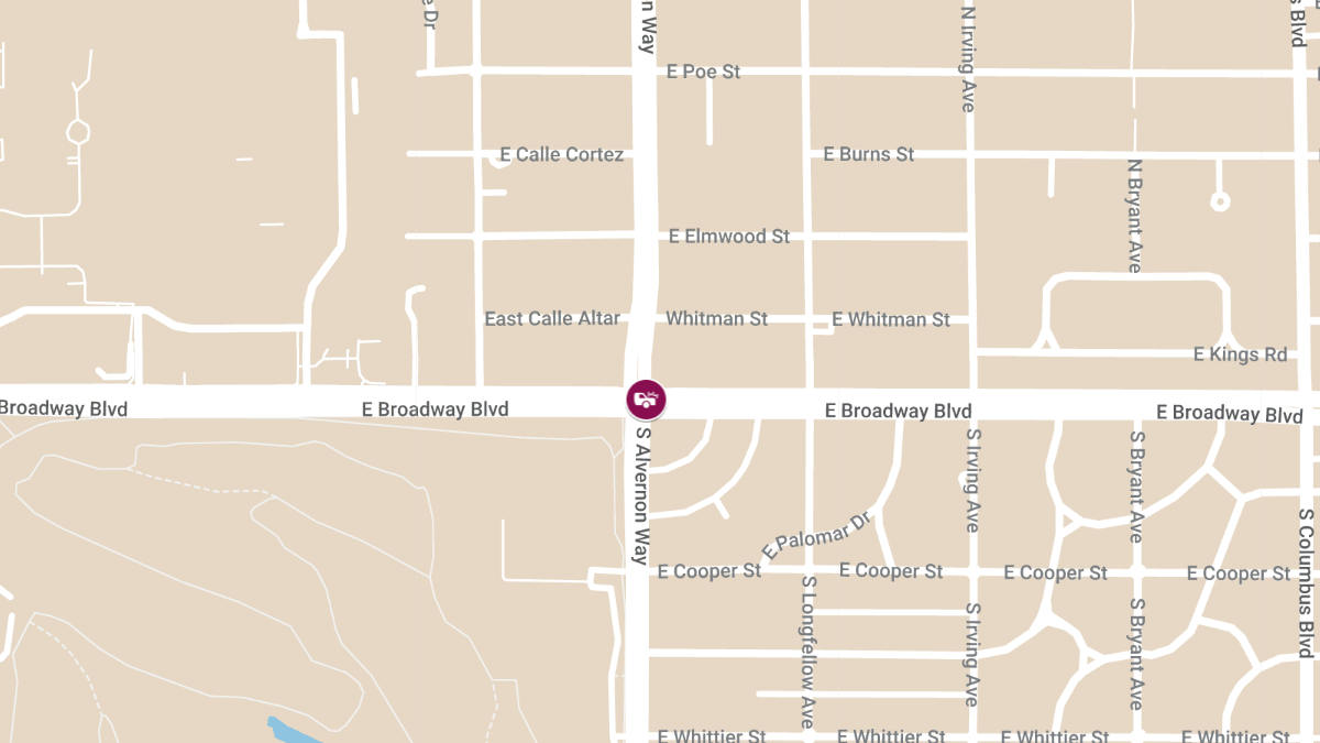 Injury Crash Reported at Broadway Blvd and Alvernon Way