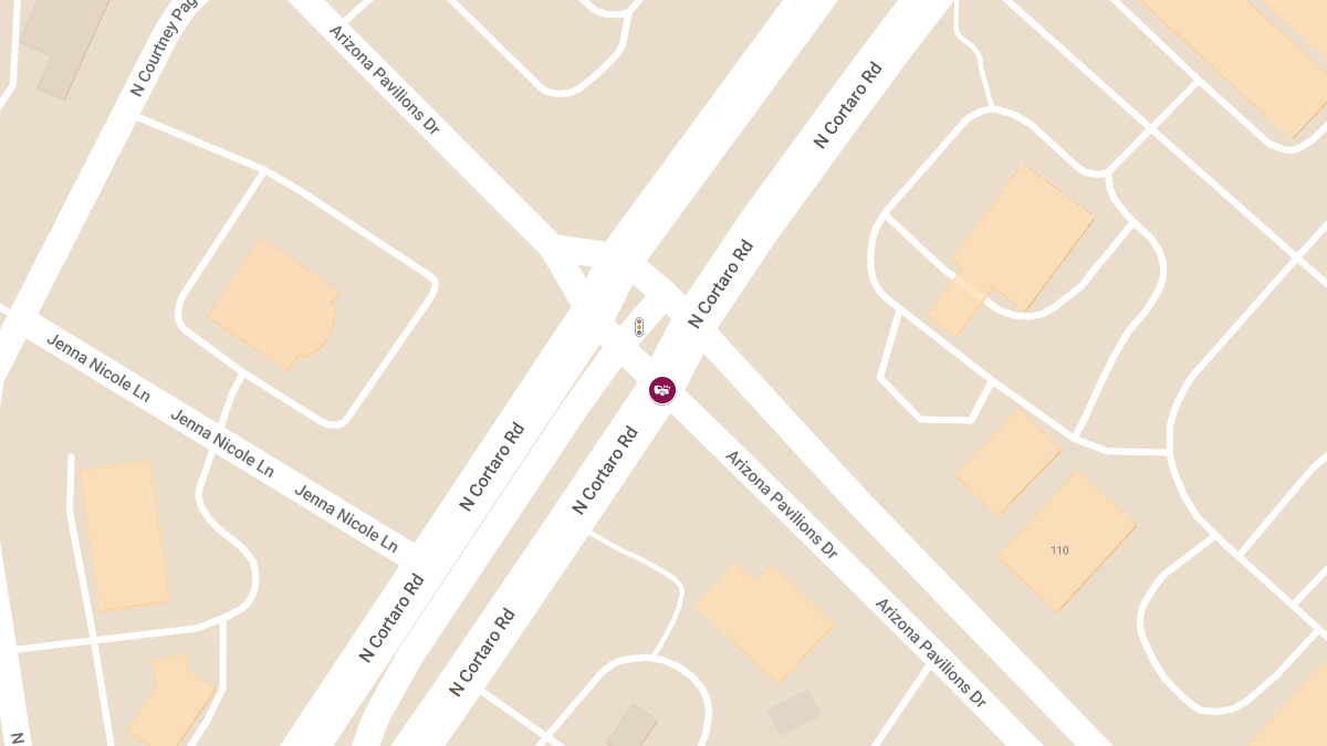 Injury Crash Reported at Cortaro Rd & Arizona Pavilions Dr