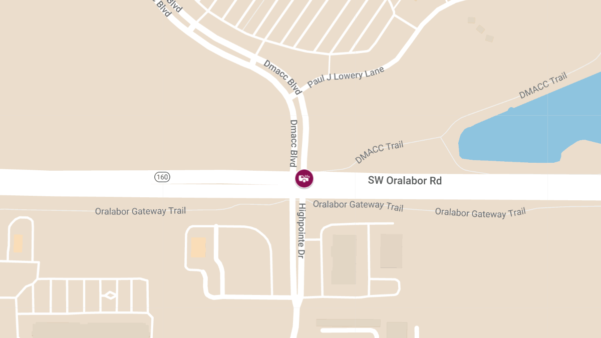 Injury Crash Reported at Damcc Blvd & Oralabor Rd