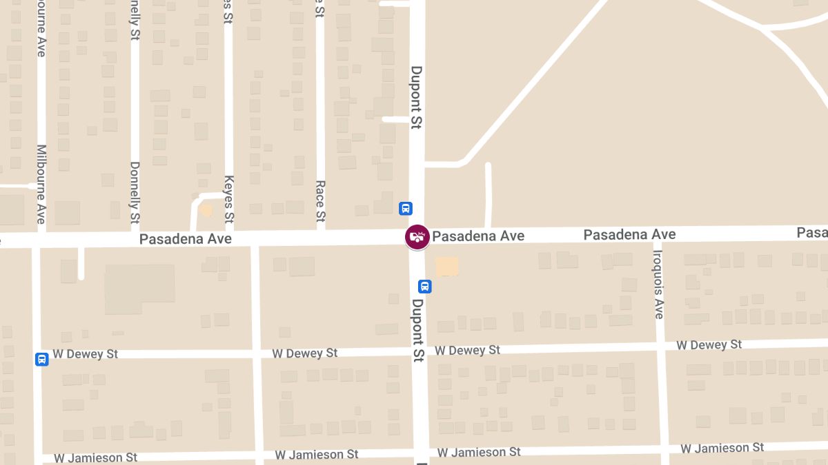 Injury Crash Reported at Dupont St & W Pasadena Ave
