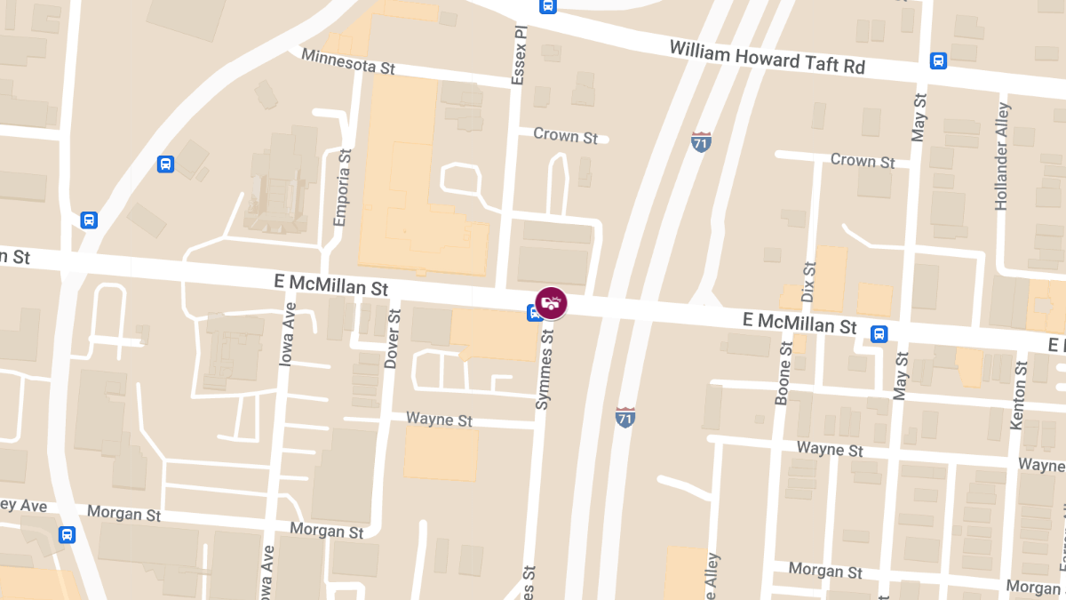 Injury Crash Reported at East McMillan St & Symmes St in Walnut Hills