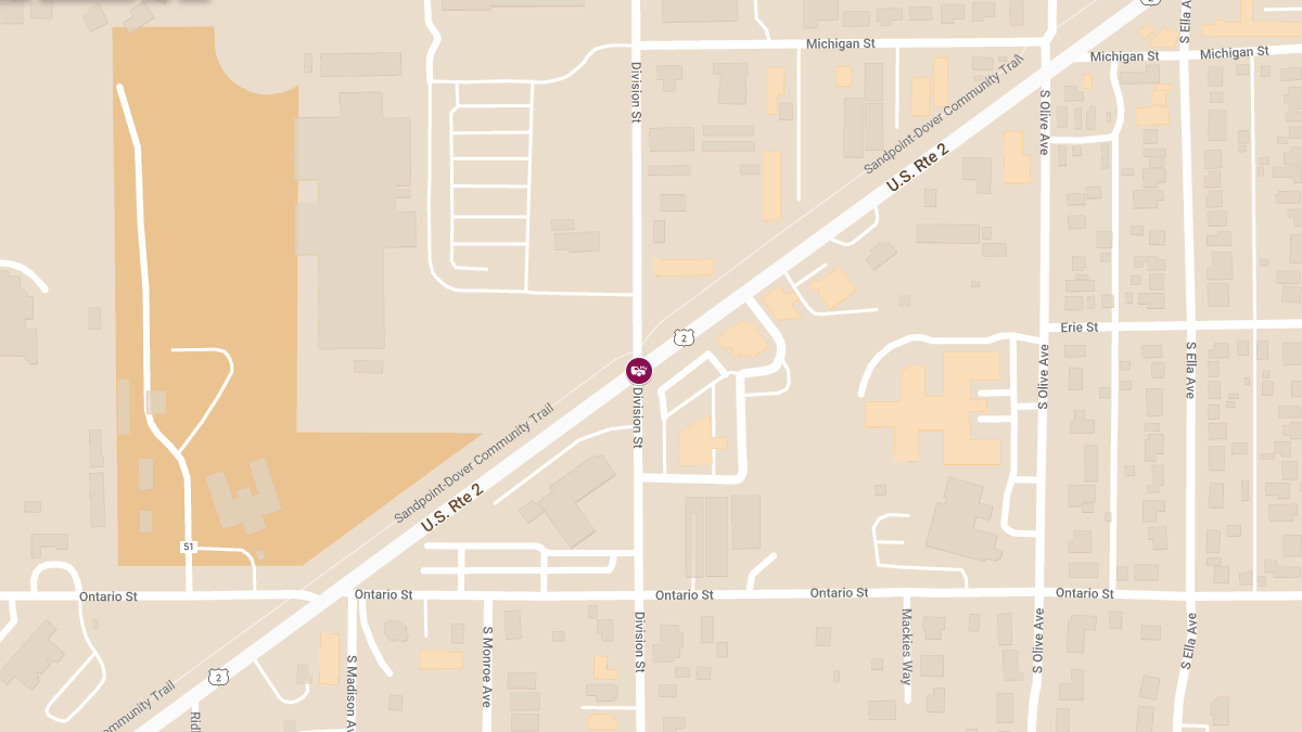Injury Crash Reported at Hwy 2 & South Division