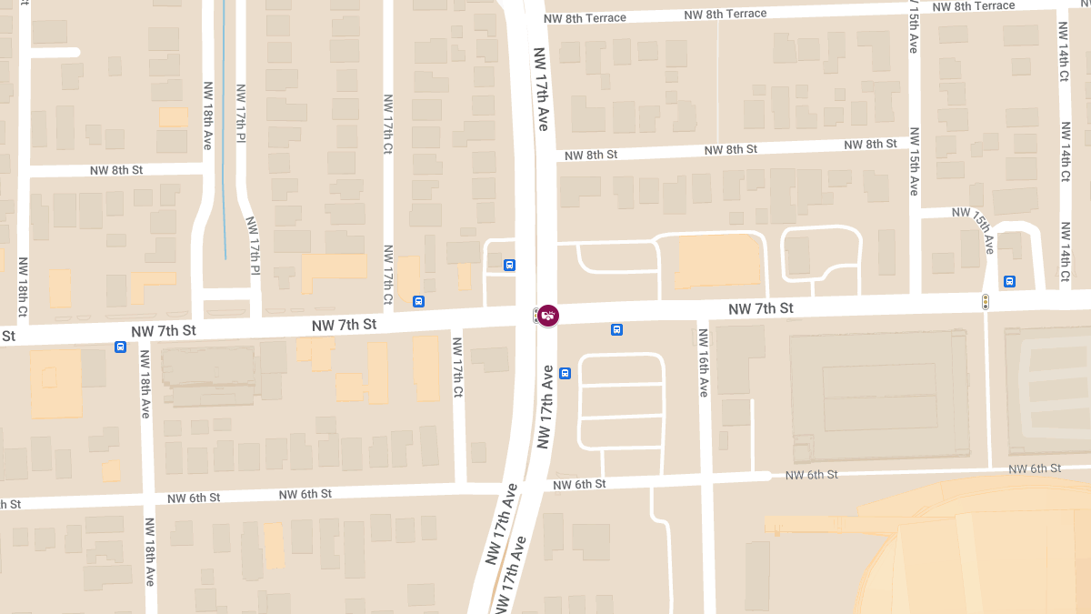 Injury Crash Reported at NW 7th St & NW 17th Ave