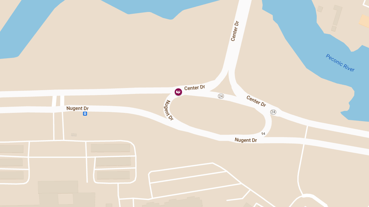 Injury Crash Reported at Nugent Dr & Center Dr