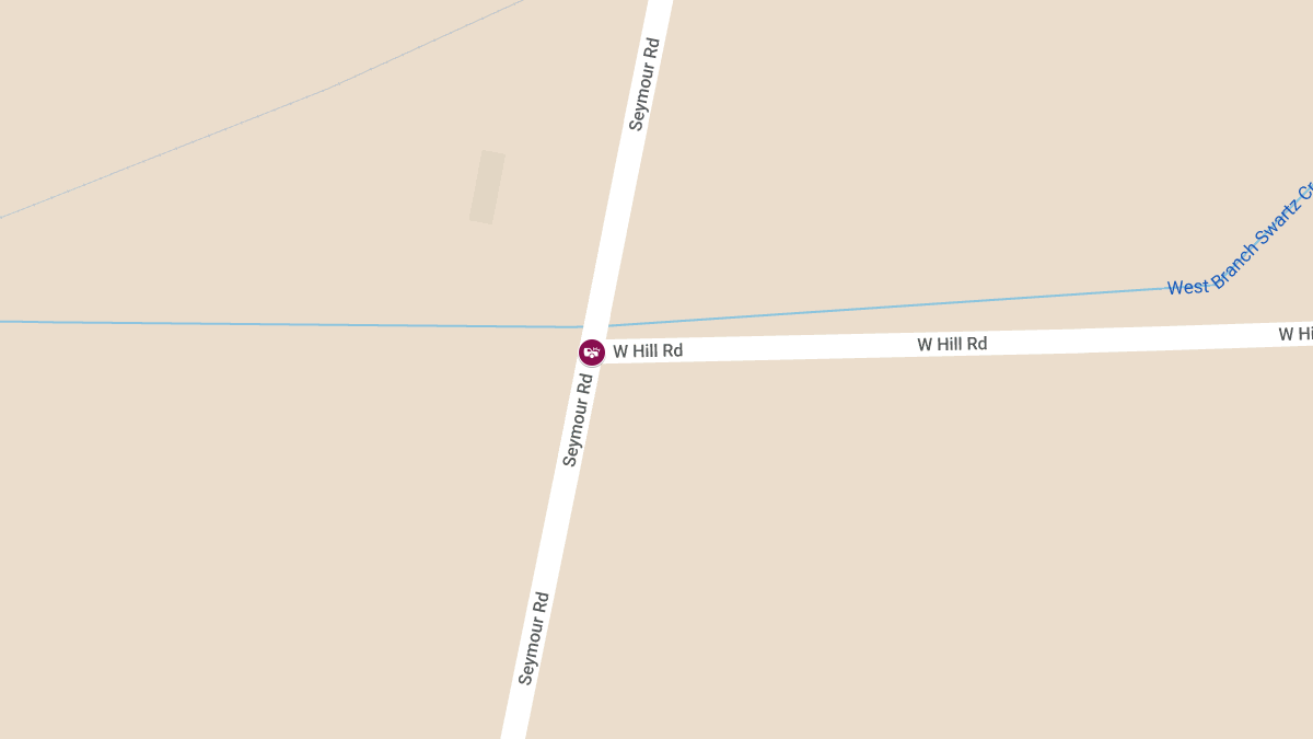 Injury Crash Reported at W Hill Rd & S Seymour Rd