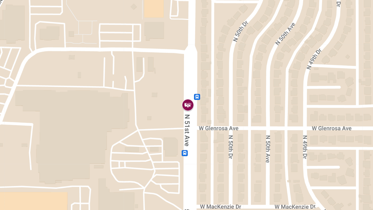 Injury Crash Reported on 51st Ave at W Glenrosa Ave