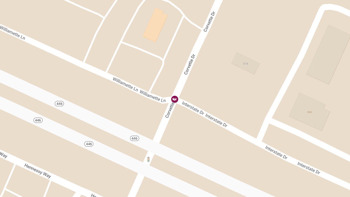 Injury Crash Reported on Corvette Dr at Williamette Ln