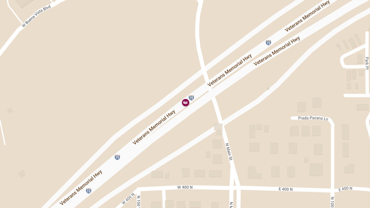 Injury Crash Reported on I-15 SB Near MP 10, South of On-Ramp