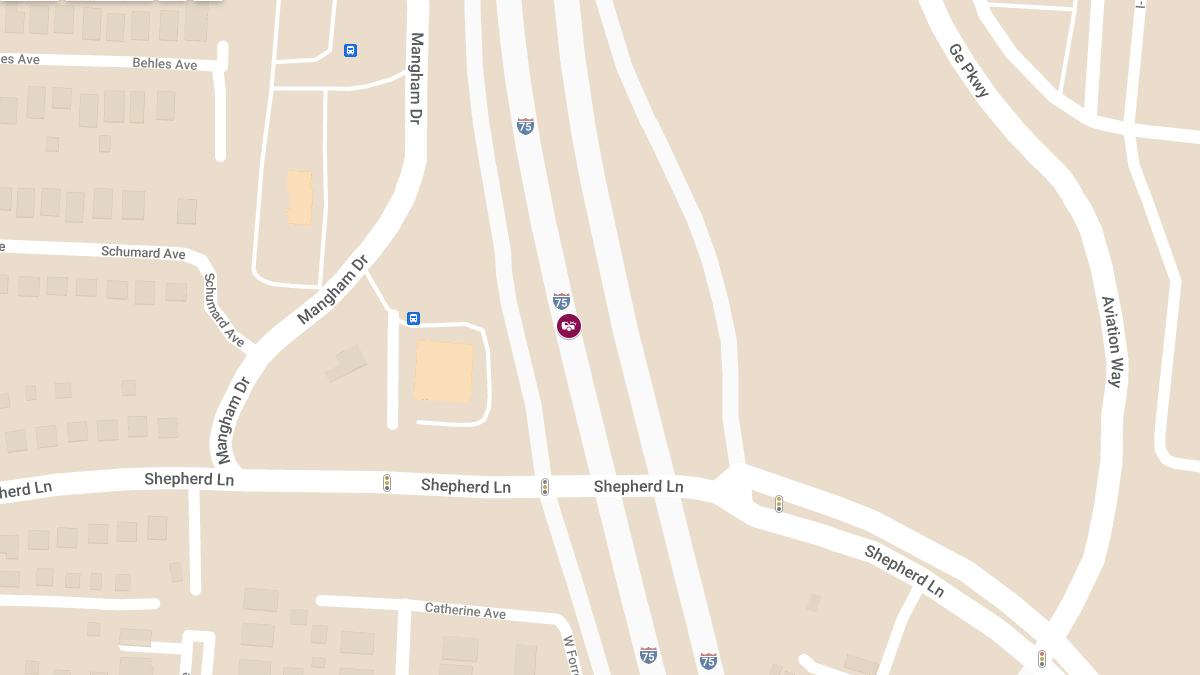 Injury Crash Reported on I-75 NB Near MM 14