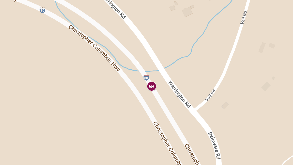 Injury Crash Reported on I-80 EB 