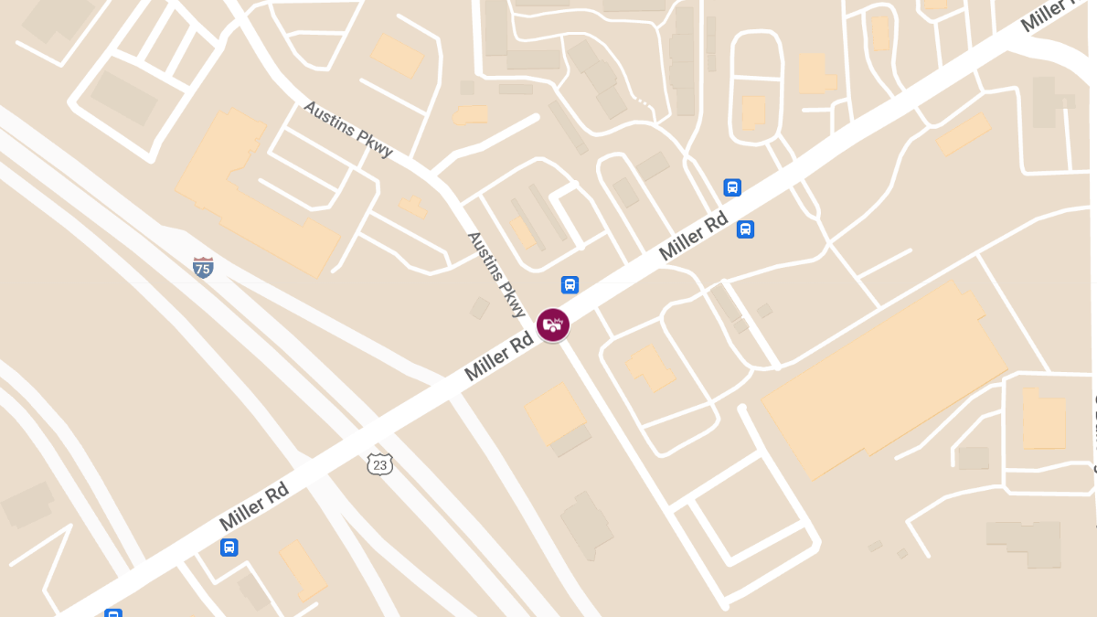 Injury Crash Reported on Miller Rd