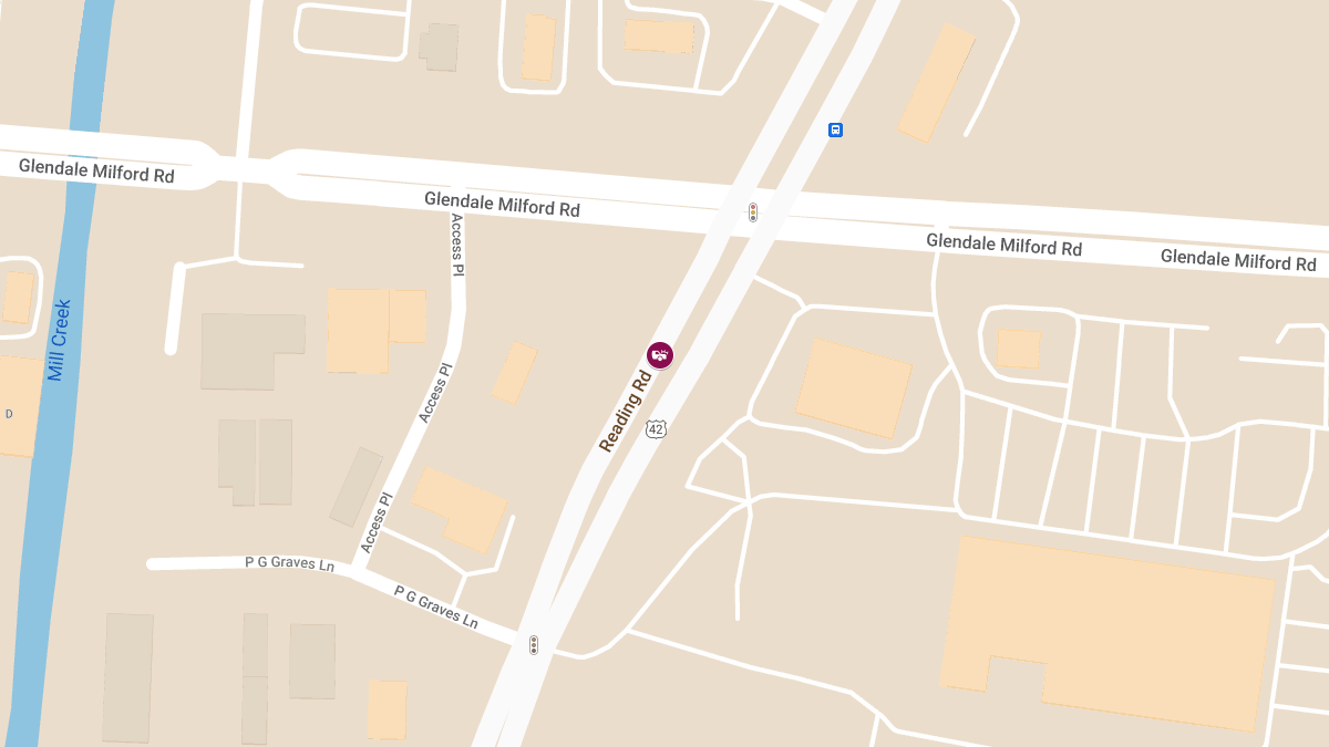 Injury Crash Reported on Reading Rd near Mercy Health Place