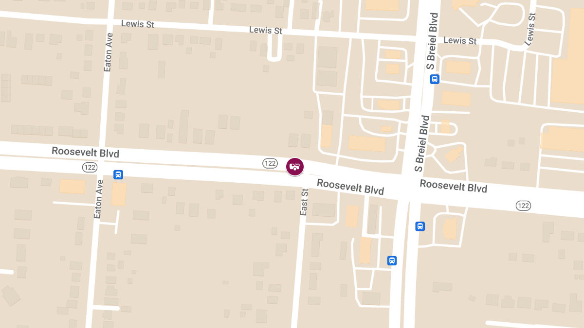 Injury Crash Reported on State Route 122