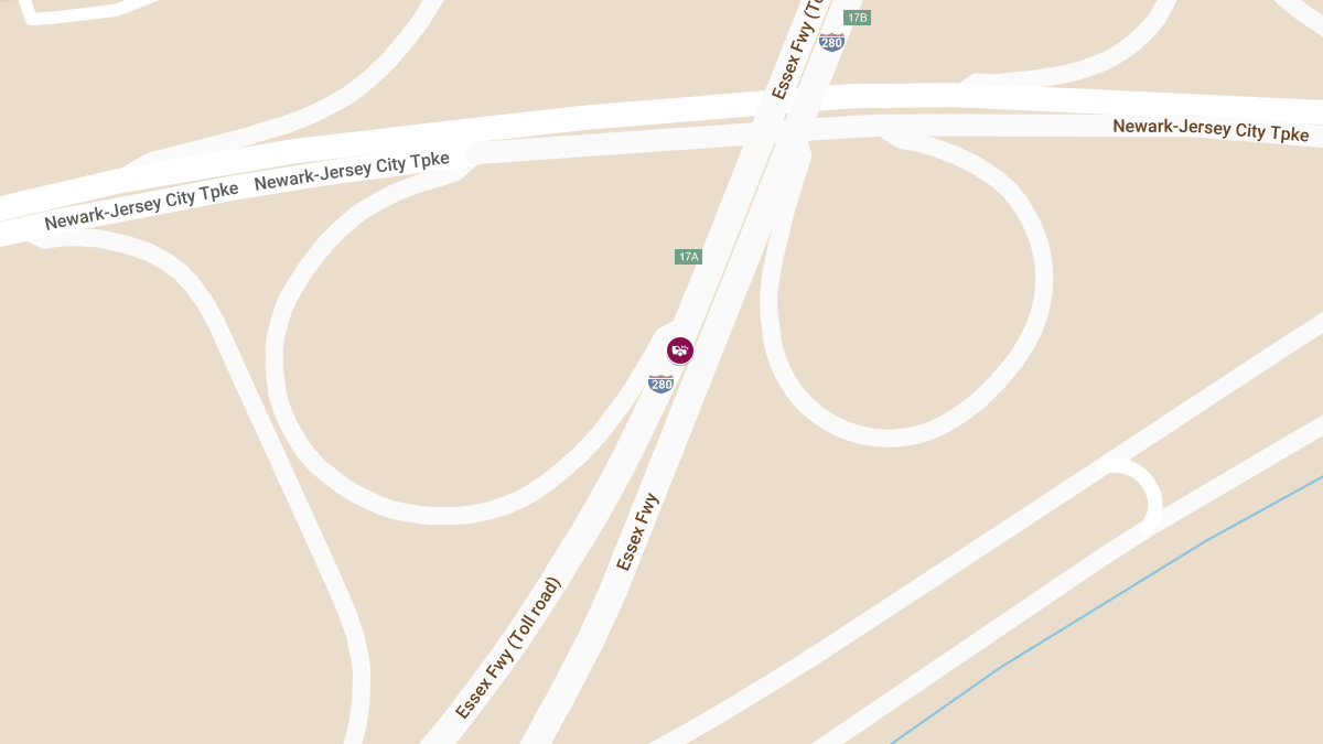 Injury Crash and Fuel Spill on I-280 EB Exit Ramp to CR-508