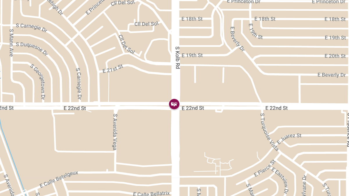 Injury Crash at 22nd St and Kolb Rd