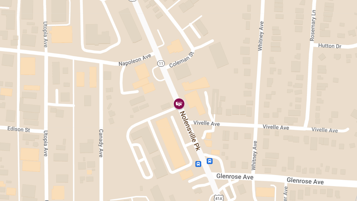 Injury Crash at 2401 Nolensville Pike