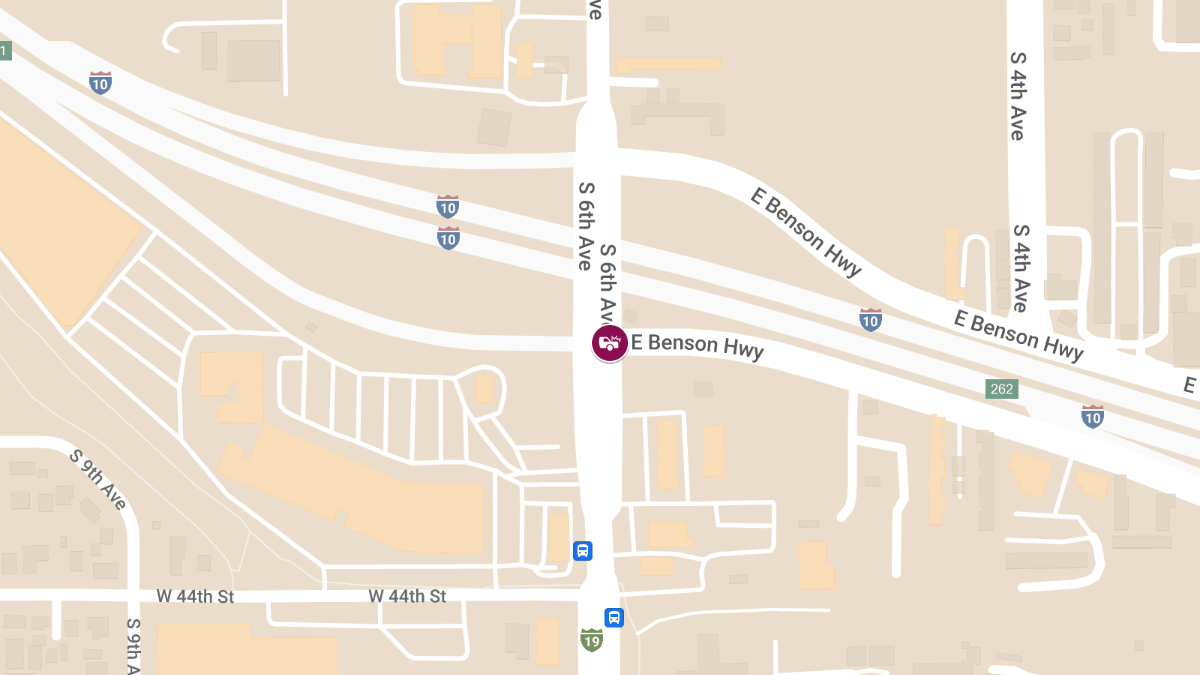 Injury Crash at 6th Ave & Benson Hwy